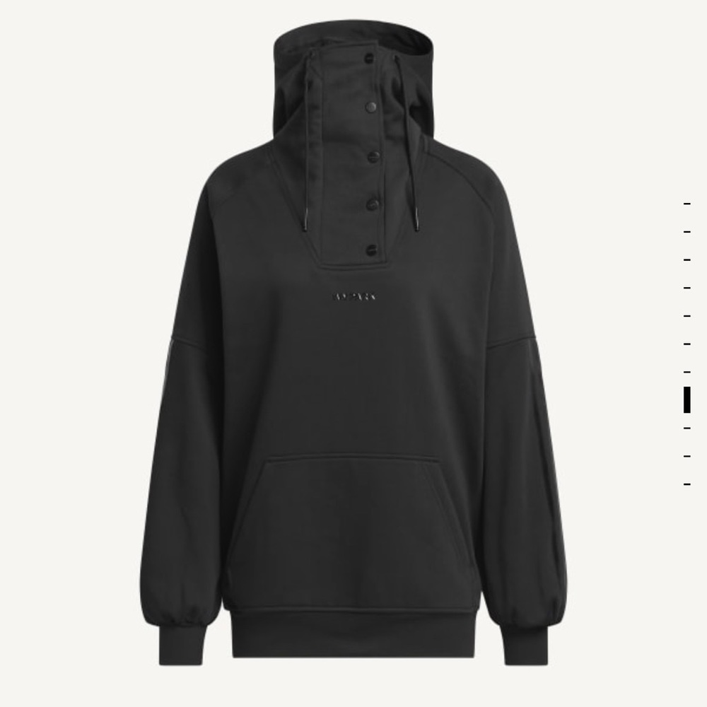 **SOLD*** Ivy Park SNAP-NECK HOODIE (ALL GENDER) Ivy Park Noir